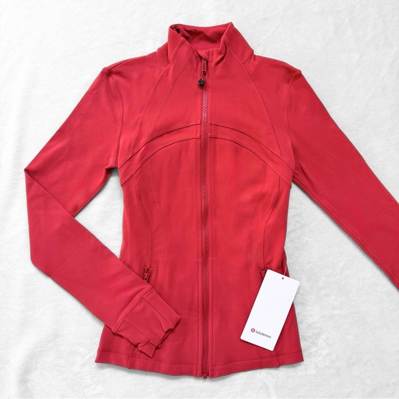 lululemon athletica Jackets & Blazers - NWT Lululemon Define Jacket Luon — Persian Red — Size 4 — RARE (2018 Release) 🦄